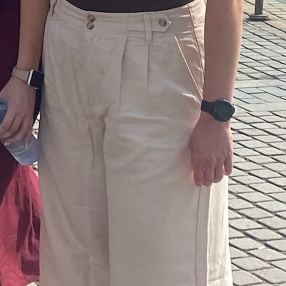 Madewell Harlow wide-leg pants PETIT - Picture 4 of 4